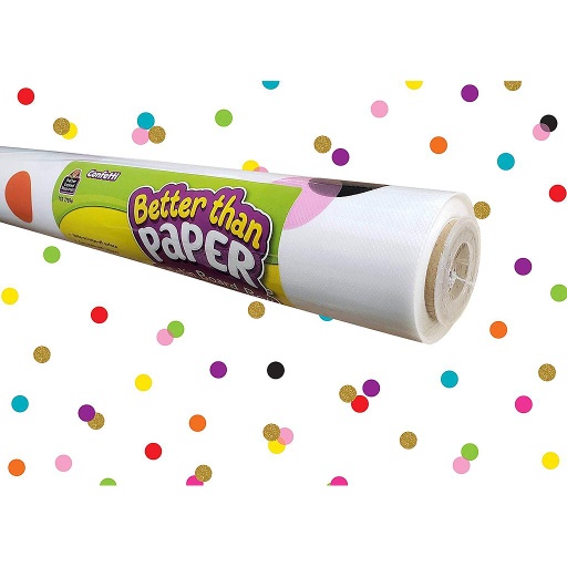[32213 TCR] Better Than Paper® Confetti Bulletin Board Roll Pack of 4