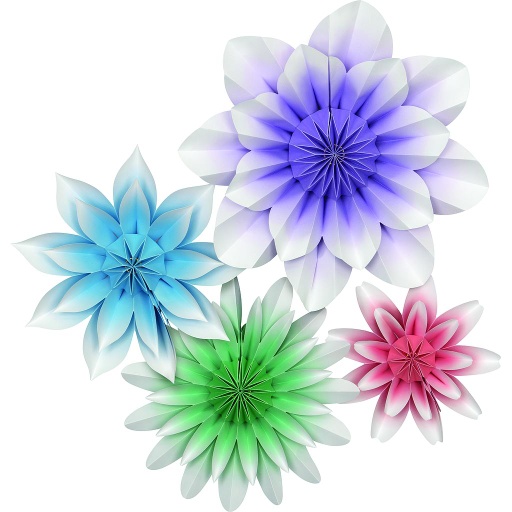 [8544 TCR] Floral Bloom Paper Flowers