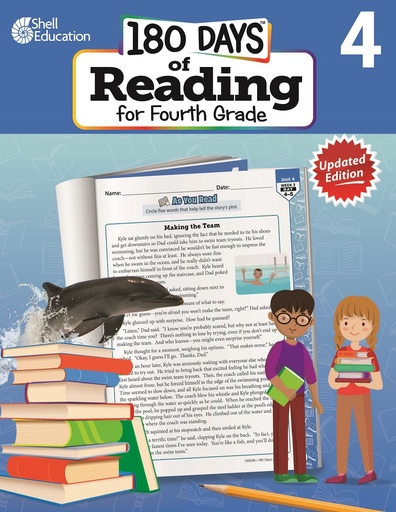 [50925 SHE] 180 Days of Reading for Fourth Grade