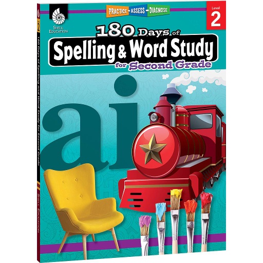 [28630 SHE] 180 Days of Spelling & Word Study Grade 2