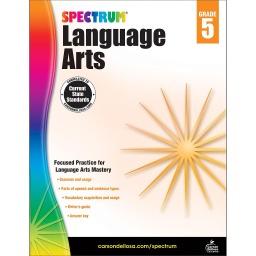 [704592 CD] Spectrum Language Arts Workbook Grade 5 Paperback