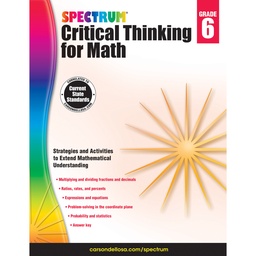 [705118 CD] Spectrum Critical Thinking For Math Gr 6