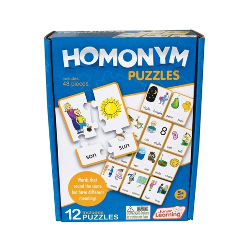 [243 JL] Homonym Puzzles
