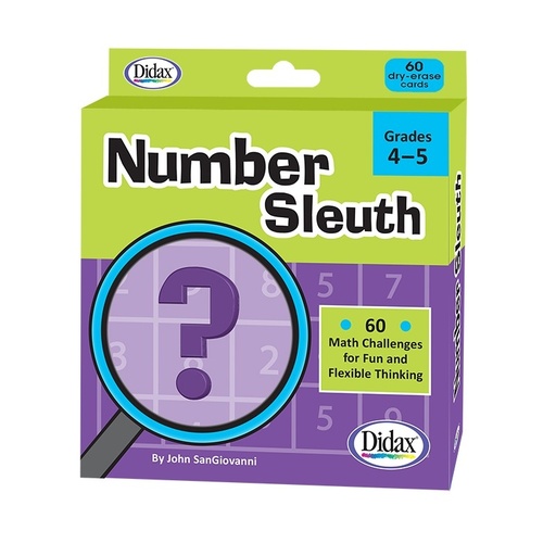 [211745 DD] Number Sleuth: Fluency and Number Sense through Puzzle and Play, Gr 4-5