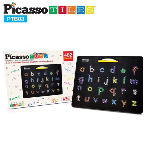 [PTB03BLK LAT] PicassoTiles Upper and Lower Case Drawing Board