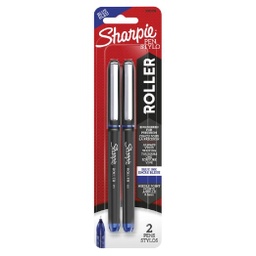 [2093198 SAN] 2ct Sharpie Roller .5 MM Blue Ink Pen