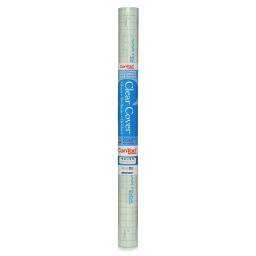 [09FC9D7312 KR] Clear Cover Glossy Con-Tact Brand Adhesive Roll 18&quot; x 9'