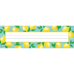 [8482 TCR] Lemon Zest Flat Name Plates