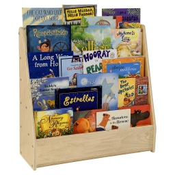 [C34330F WD] Contender Single Sided Book Display Fully Assembled