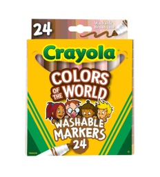 [587802 BIN] 24ct Crayola Colors of the World Markers