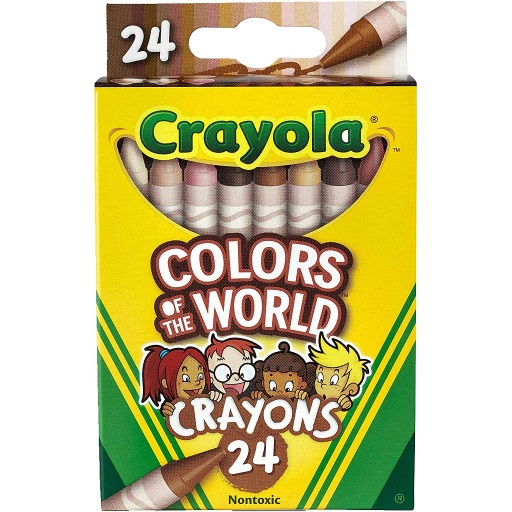 The Teachers' Lounge®  Colors of the World Crayons, 24 Colors
