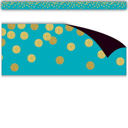 [77389 TCR] Teal Confetti Magnetic Border