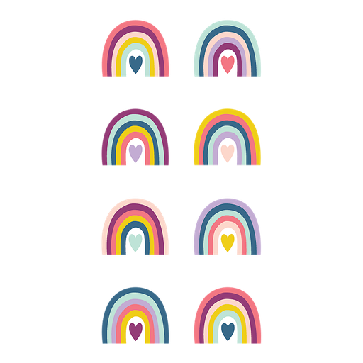 [9055 TCR] Oh Happy Day Rainbows Mini Stickers