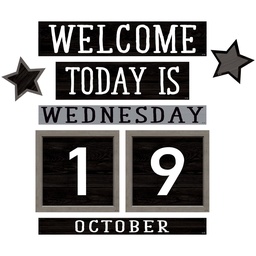 [8509 TCR] Modern Farmhouse Perpetual Calendar Mini Bulletin Board
