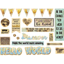 [8624 TCR] Travel the Map Mini Bulletin Board