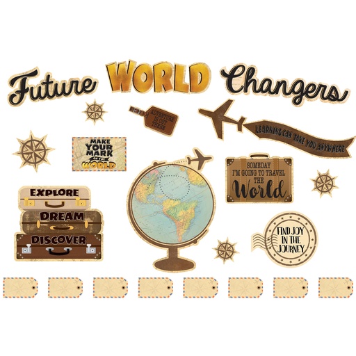 [8623 TCR] Travel the Map Future World Changers Bulletin Board