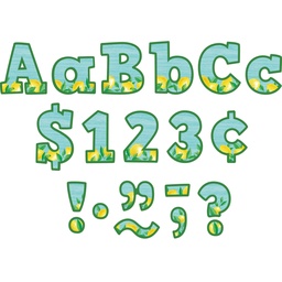 [8497 TCR] Lemon Zest Bold Block 4&quot; Letters Combo Pack