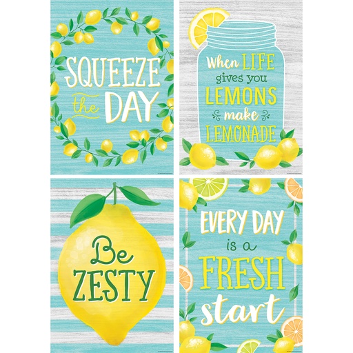 [2088534 TCR] Lemon Zest 4 Poster Set