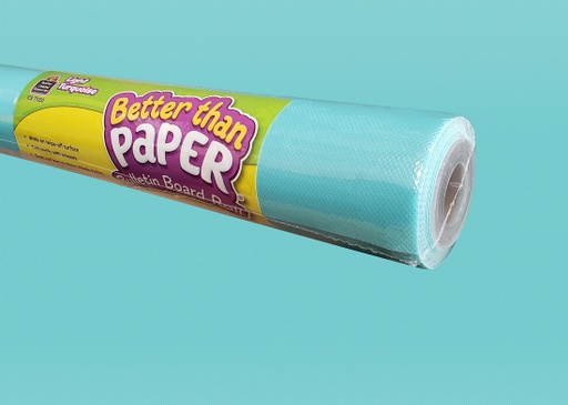 [32321 TCR] Better Than Paper® Light Turquoise Bulletin Board Roll Pack of 4