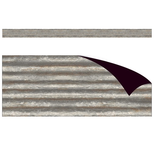[77009 TCR] Corrugated Metal Magnetic Border