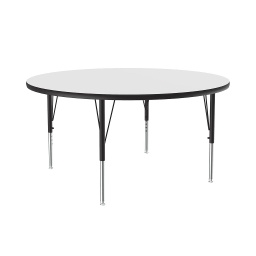 [A48DERND80 COR] 48&quot; Round Dry Erase Top High Pressure Activity Table