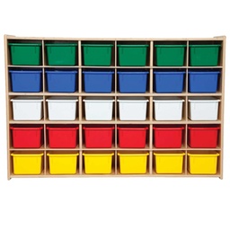 [C16033 WD] Contender 30 Tray Storage with Assorted Trays Ready to Assemble