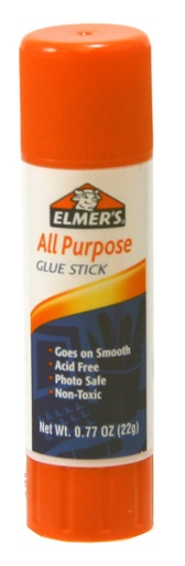 [E516 ELM] Elmer's All Purpose Glue Sticks .71oz Clear 12 pack