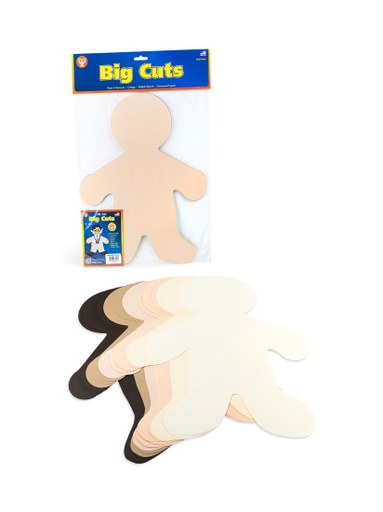 [68253 HG] 25ct Multicultural Big Kids Cut Outs