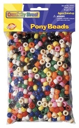 [AC3552 PAC] 1000ct Pony Beads