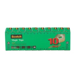 [810P10K MMM] 10ct 3/4&quot; x 1000&quot; Scotch Magic Tape Pack