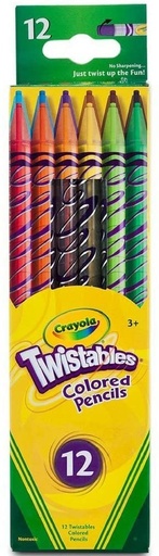 [687408 BIN] 12ct Crayola Twistables Colored Pencils