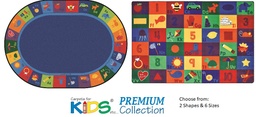 [6734 CFK] Sequential Seating Literacy Rug  8ft 4in x 13ft 4in Rectangle