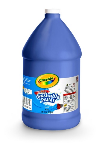 [542128042 BIN] 128oz Blue Crayola Washable Paint       Ea