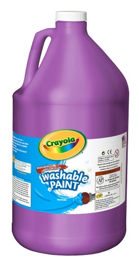 [542128040 BIN] 128oz Violet Crayola Washable Paint     Ea