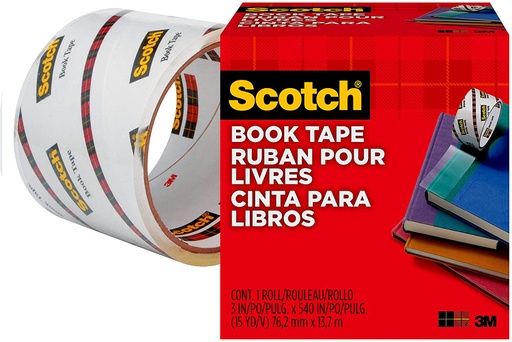 [845300 MMM] 3" X 540" Scotch Book Tape Roll