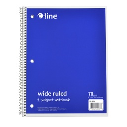 [22038 CL ] Blue One Subject 70 Sheet Notebook