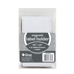 [87707 CL] 10ct White Slap N Go Magnetic Holders with Inserts