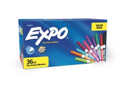 [2138424 SAN] 36 Color Vibrant Expo  Low-Odor Dry Erase Fine Tip Markers