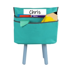 [10414 CL] Green 14&quot; Standard Chair Cubbie