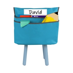 [10415 CL] Blue 15&quot; Medium Chair Cubbie