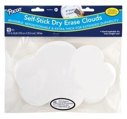 [9014 PAC] 10ct Dry Erase Self Stick Clouds