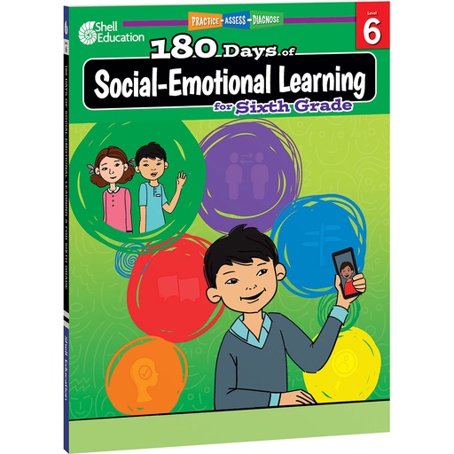 [126962 SHE] 180 Days of Social Emotional Learning Grade 6