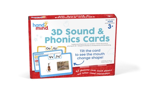 [94474 H2M] 3D Sound and Phonics Cards