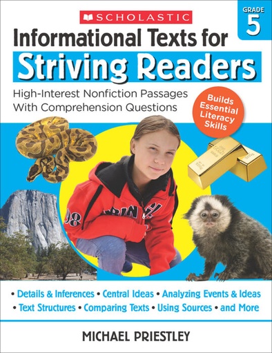 [708299 SC] Informational Texts for Striving Readers Grade 5