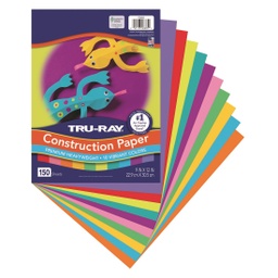 [6685 PAC] 150ct Tru-Ray Vibrant Colors Construction Paper Assortment