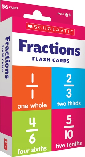 [714841 SC] Fractions Flash Cards