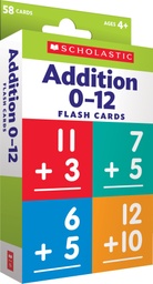 [823354 SC] Addition 0 - 12 Flash Cards