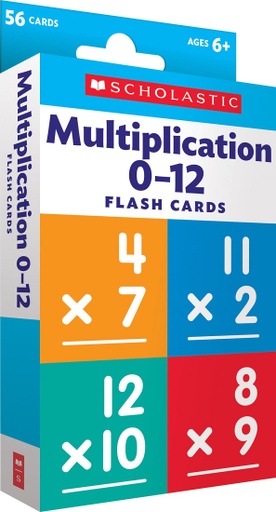 [823357 SC] Multiplication 0 - 12 Flash Cards