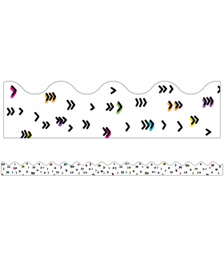 [108435 CD] Kind Vibes Rainbow Doodles Scalloped Borders