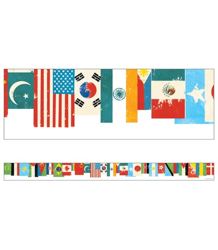 [108441 CD] All Are Welcome Flags Straight Borders